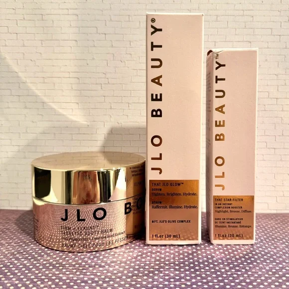 JLO BEAUTY GLOW BUTTER HIGHLIGHT BRIGHT SEXY CONTOUR CHEEKS BODY MOISTURIZE SOFT - Picture 2 of 3